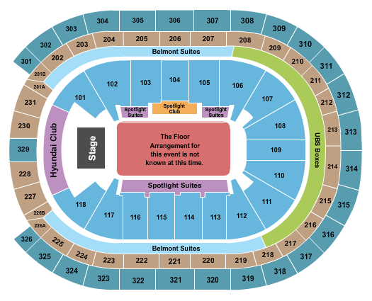 UBS Arena Disney Seating Chart